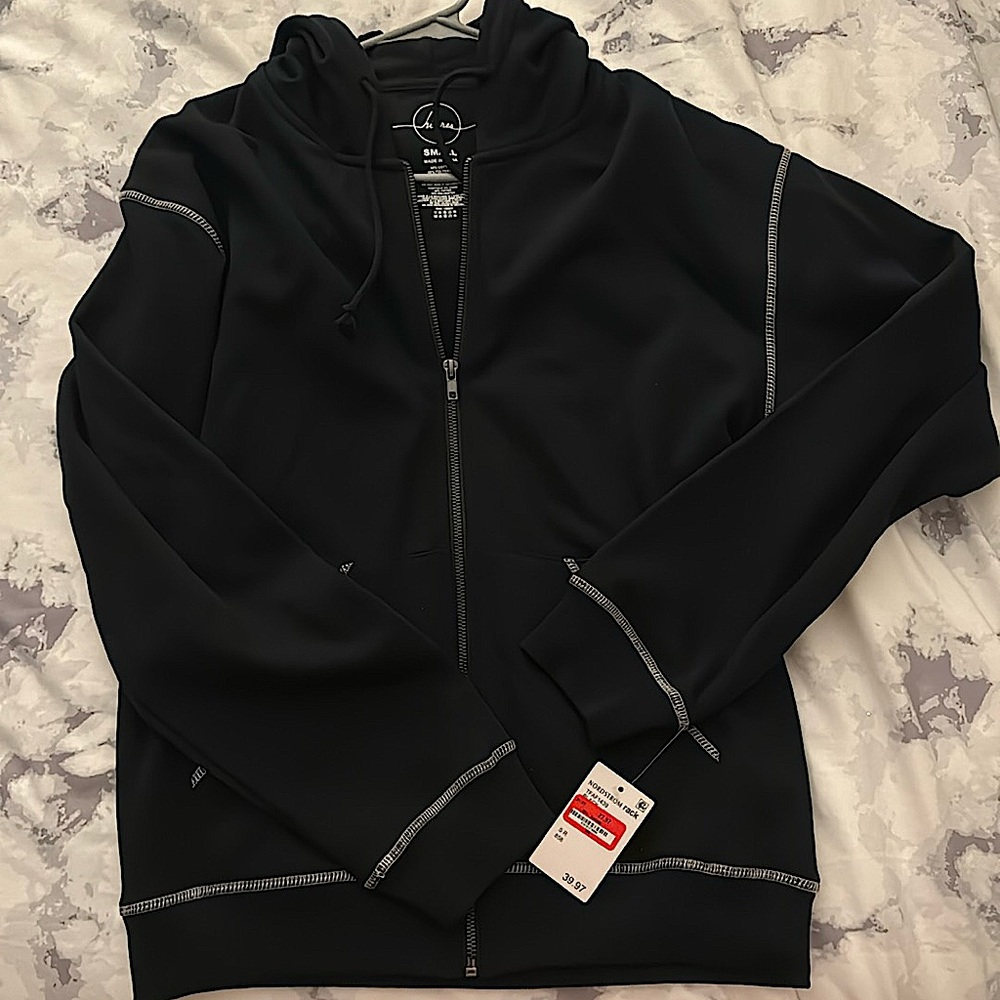 Black zip up jacket from Nordstrom (NEW)